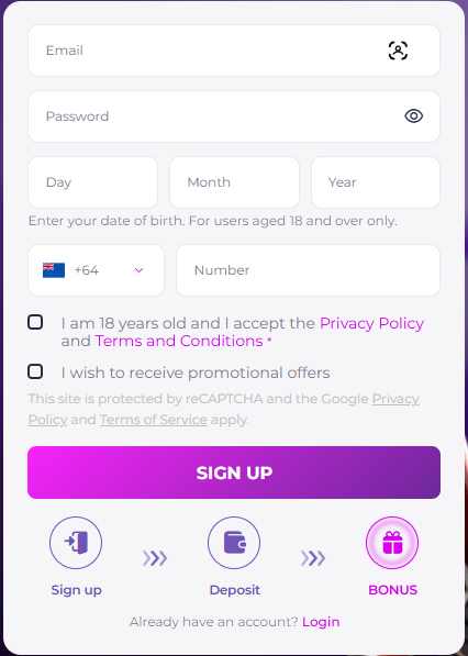 Anti-abuse checks on no deposit offers of this size include IP and device screening, so duplicate claims are blocked automatically.