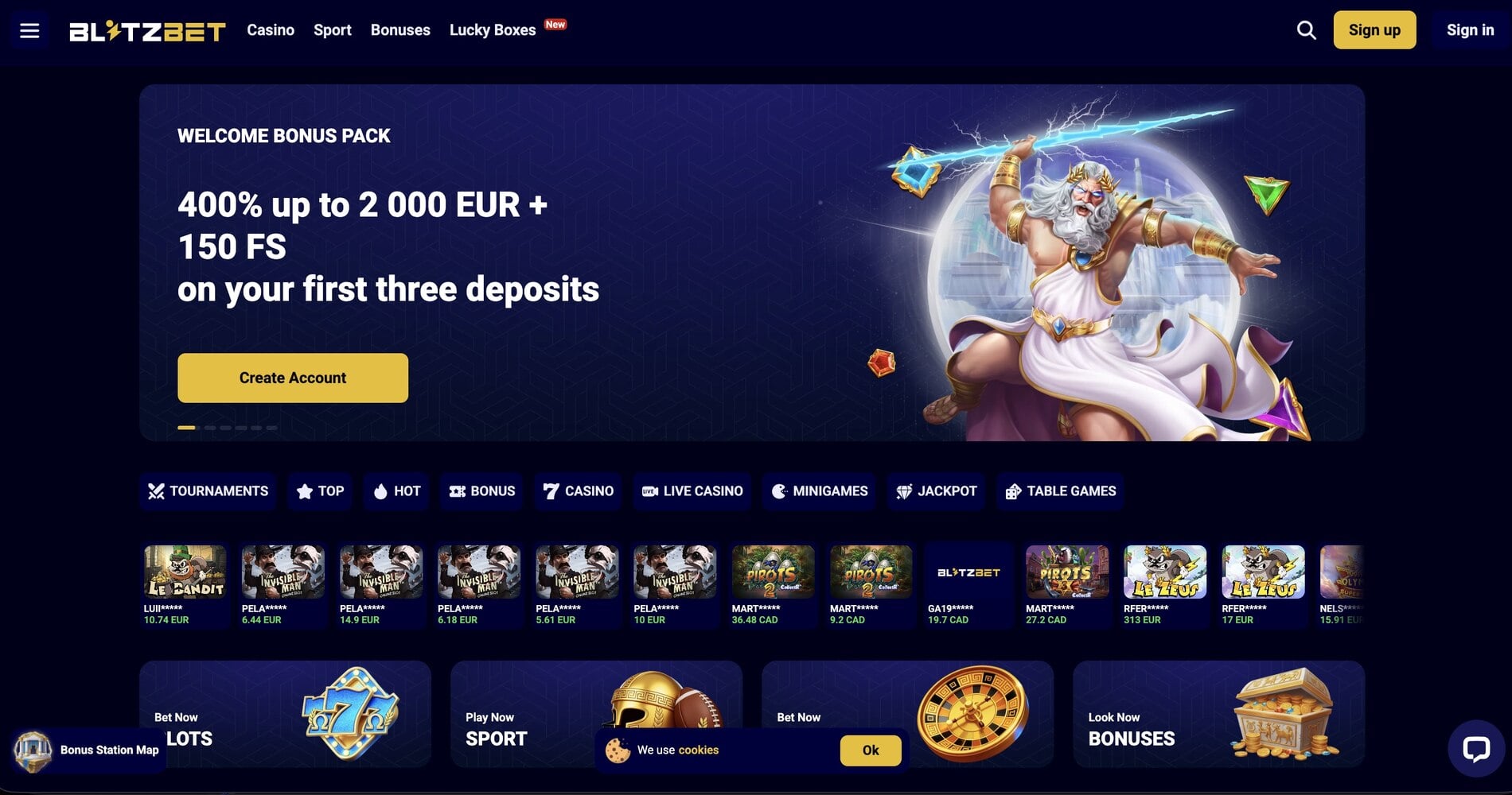 Blitz-bet Online Casino