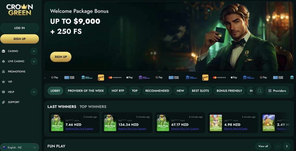 Crowngreen Online Casino