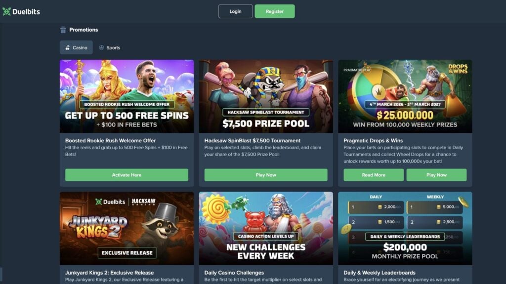 Duelbits Casino Bonus