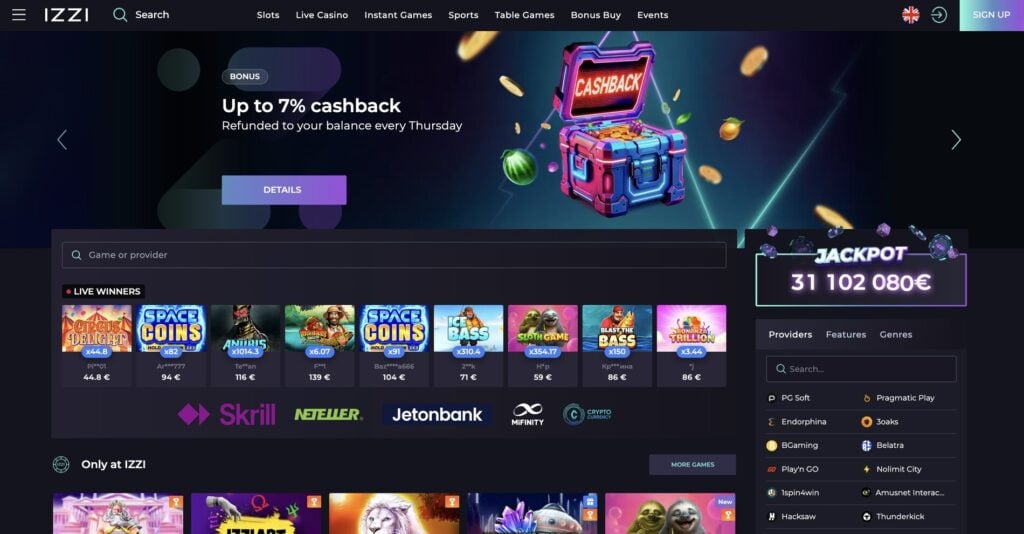 Izzi Online Casino