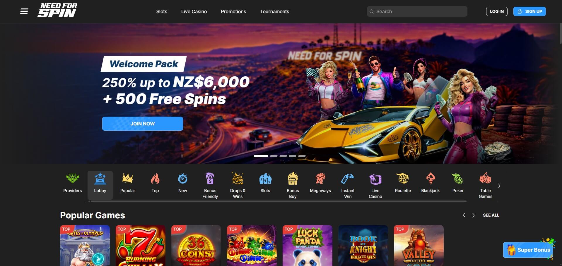 Need for Spin Online Casino