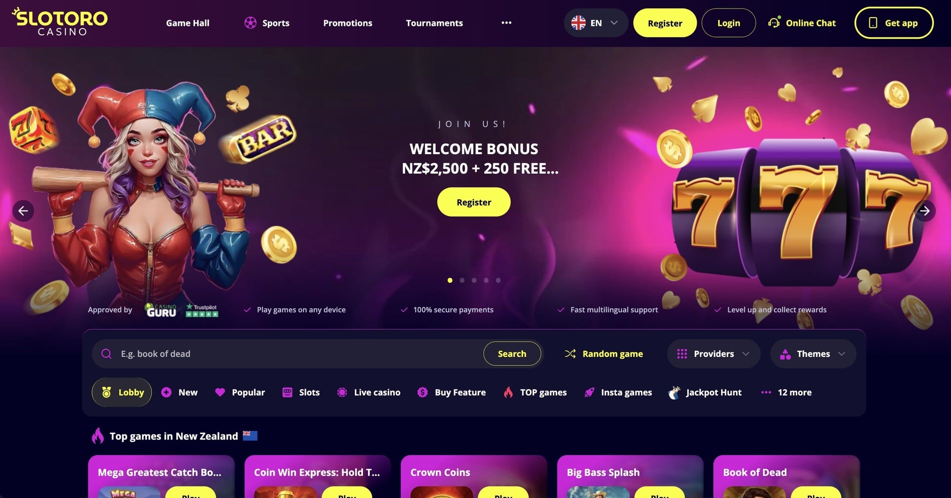 Slotoro Online Casino