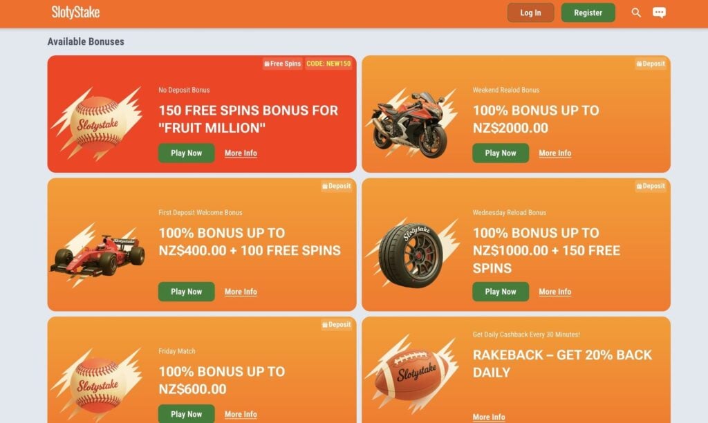 SlotyStake Casino Bonus