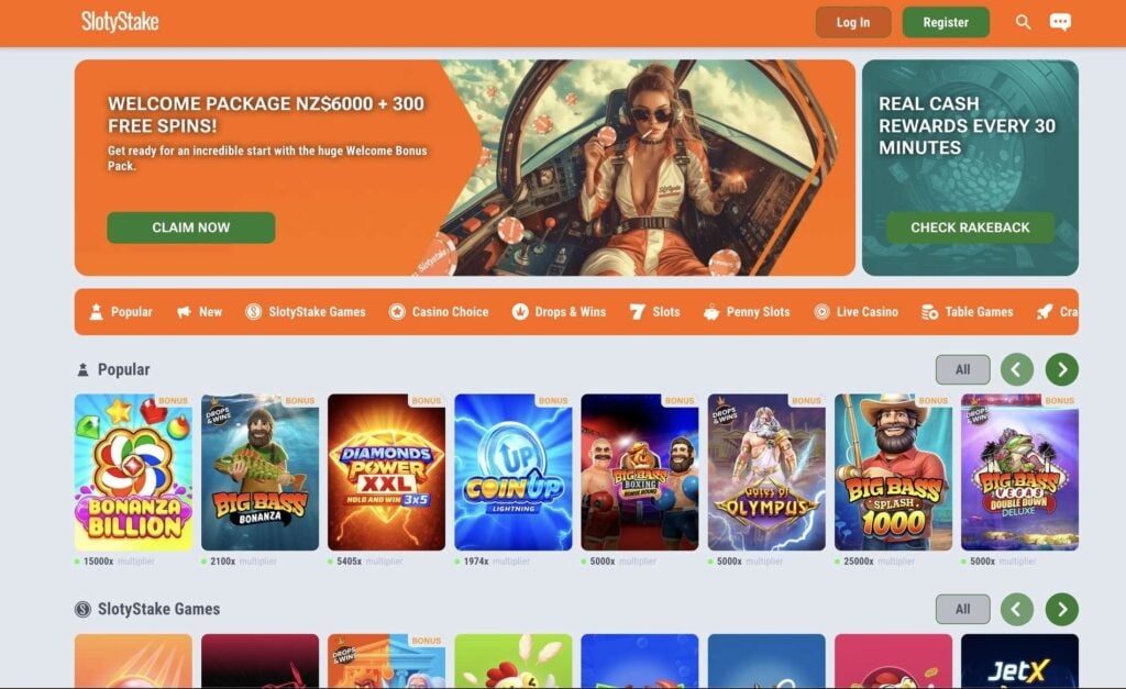 SlotyStake Online Casino