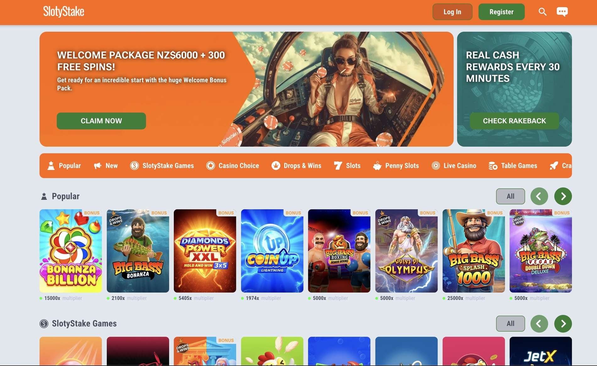 SlotyStake Online Casino