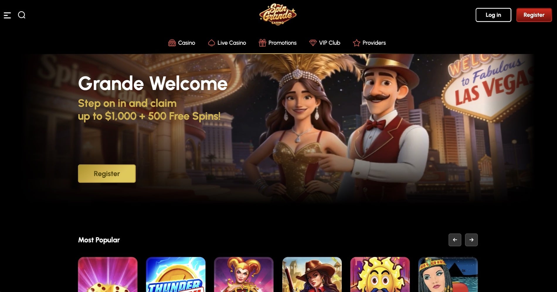 SpinGrande Online Casino