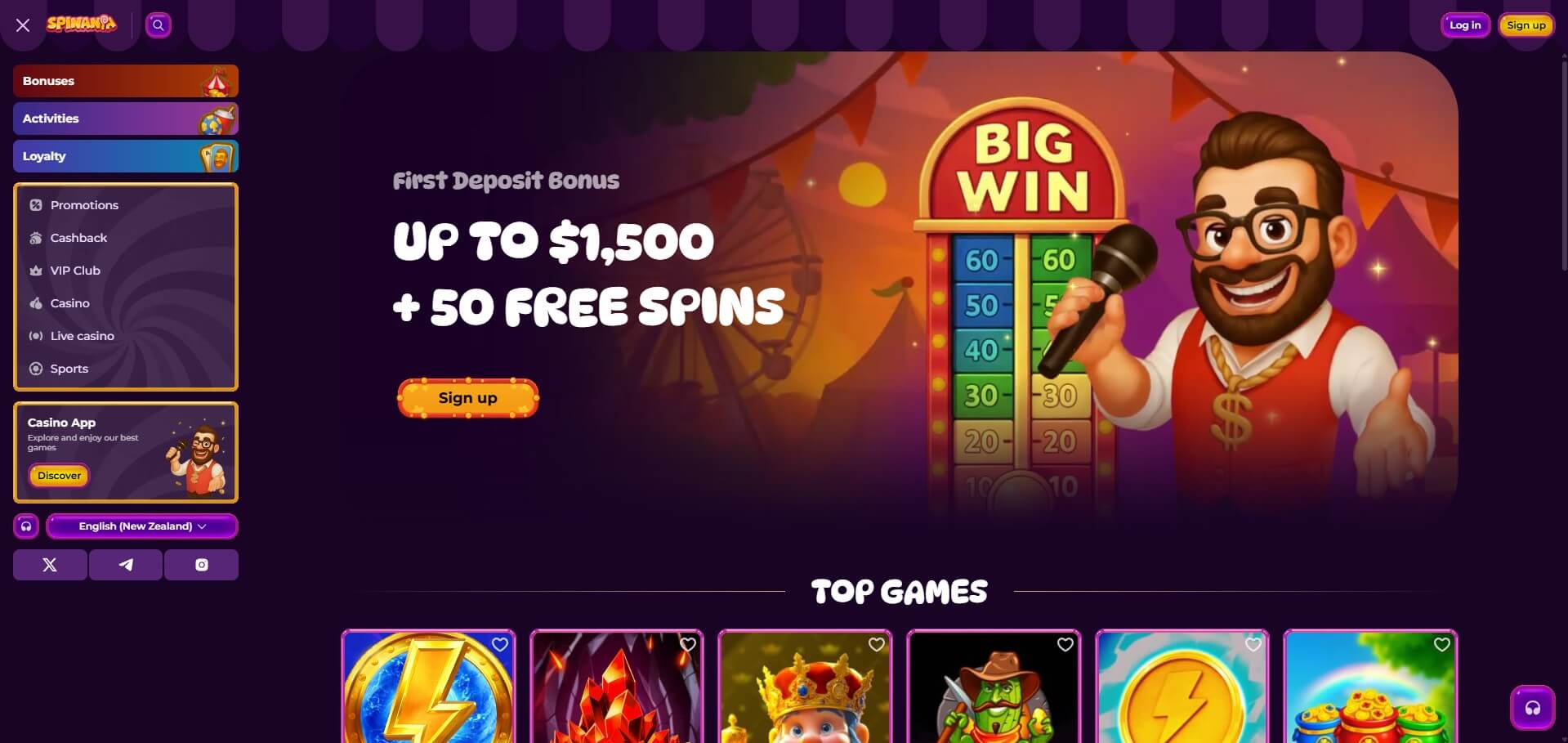 Spinania Online Casino