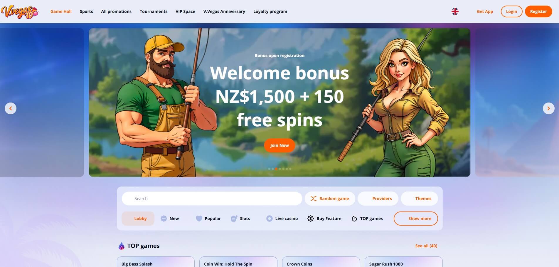 V.Vegas Online Casino