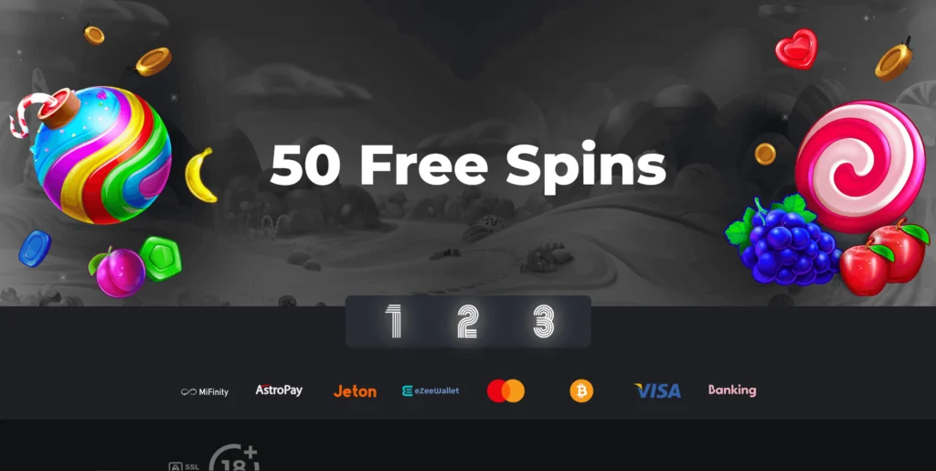 Wagering on winnings from 50 no deposit spins still applies, though the larger count gives more chance to build a balance.
