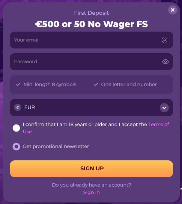 Winnings from 80 no deposit spins are subject to wagering requirements before NZ players can request a cashout.